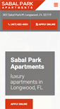Mobile Screenshot of ntssabalpark.com